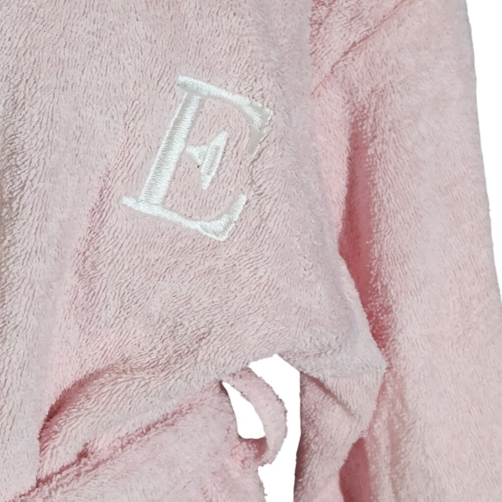Nordstrom Linum Home Textiles Cotton Robe Pink L/XL NWT - Picture 4 of 6